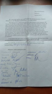 Děkovný dopis pro&nbsp;MŠ od&nbsp;rodičů